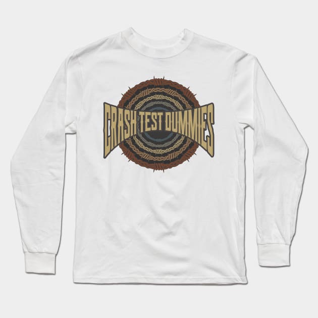 Crash Test Dummies Barbed Wire Long Sleeve T-Shirt by darksaturday